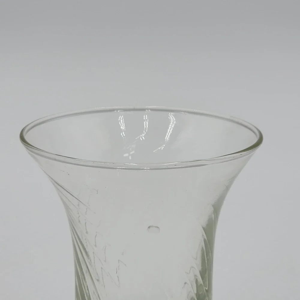 Unmarked clear glass